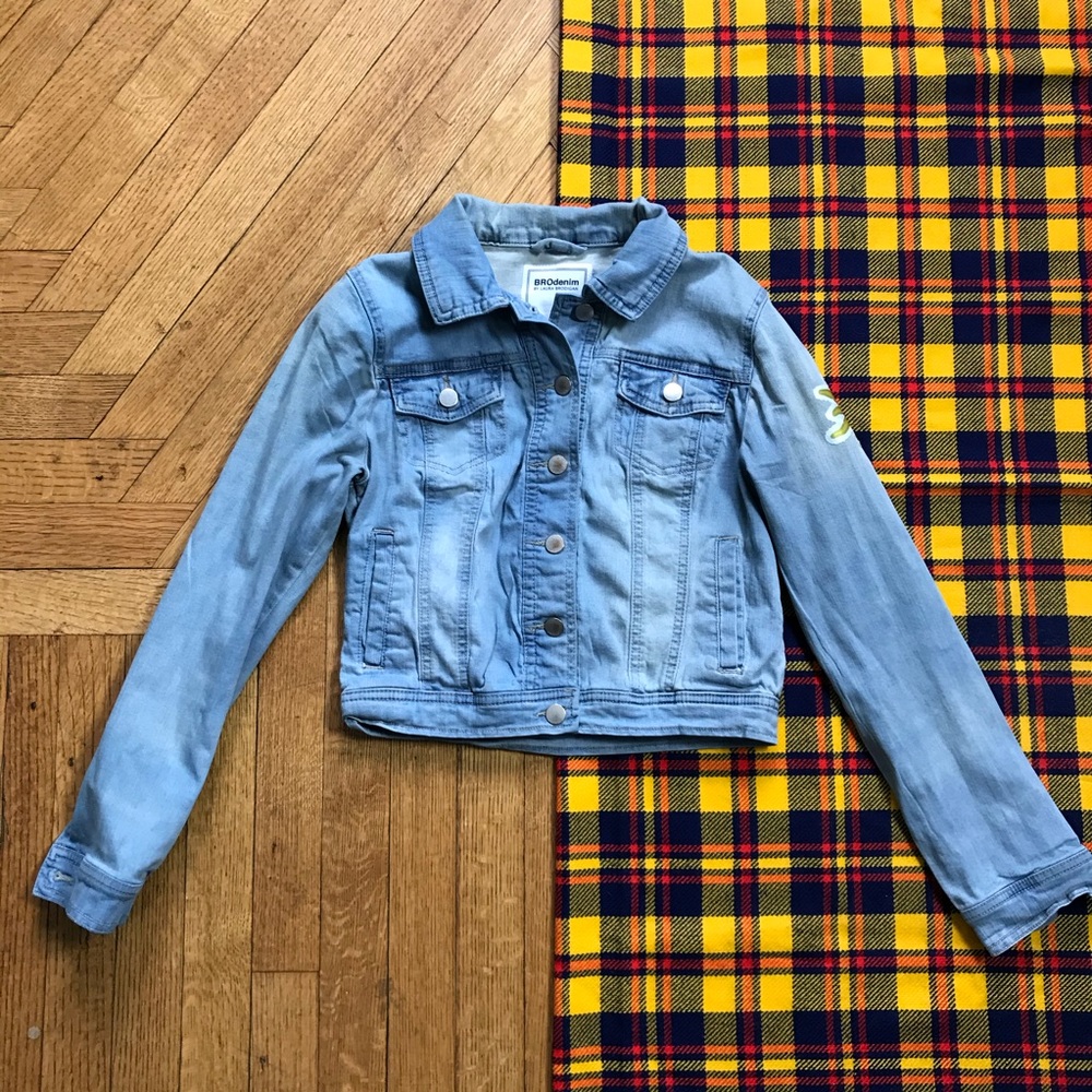 Custom BROdenim Jean Jacket Sun Moon Stars Nic